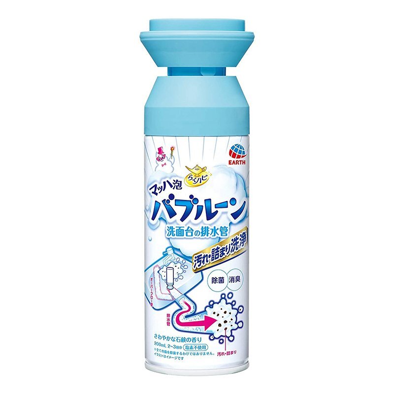 Earth Rakuhapi Sink Bubbloon Spray 200ml